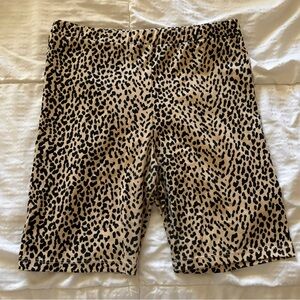 Leopard Biker Shorts 🐆